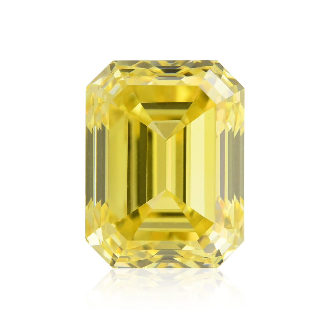 2.01 Carat Fancy Vivid Yellow Emerald Diamond VS1 GIA