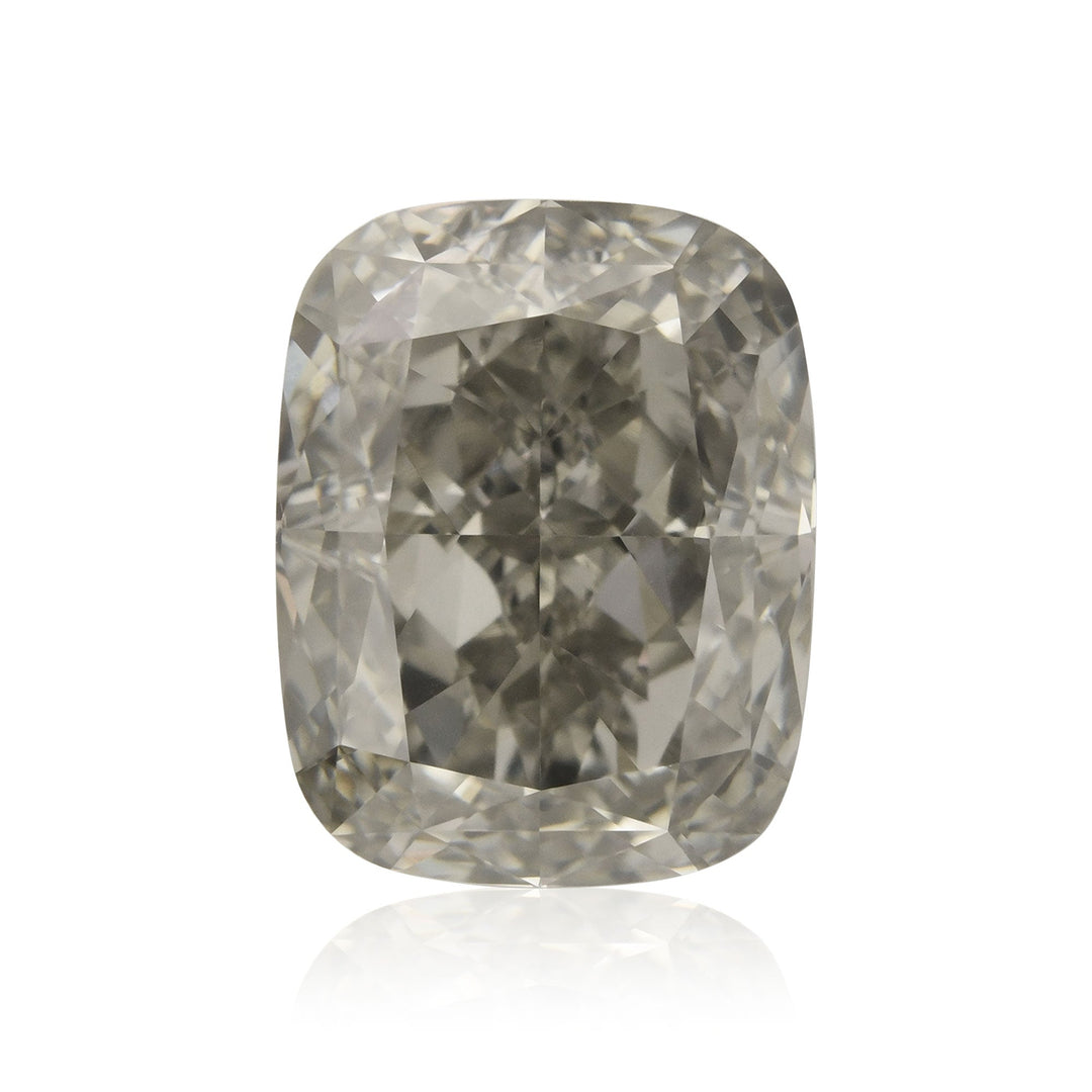 2.02 Carat Fancy Gray Cushion Diamond VS2 GIA