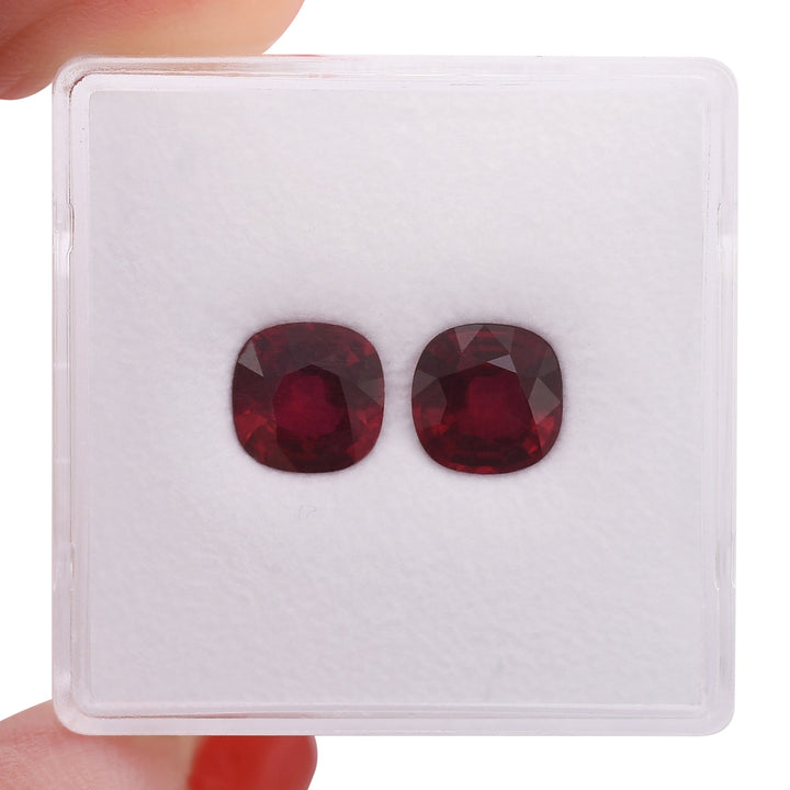 2.15 Carat Red MOZAMBIQUE Cushion Ruby CD