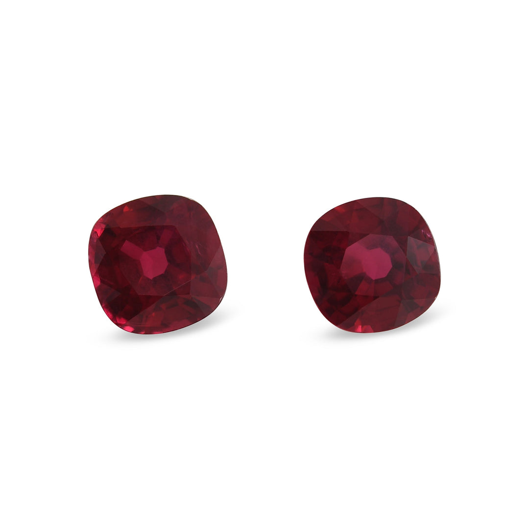 2.18 Carat Red MOZAMBIQUE Cushion Ruby CD