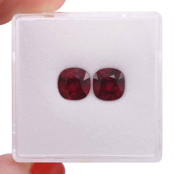 2.18 Carat Red MOZAMBIQUE Cushion Ruby CD