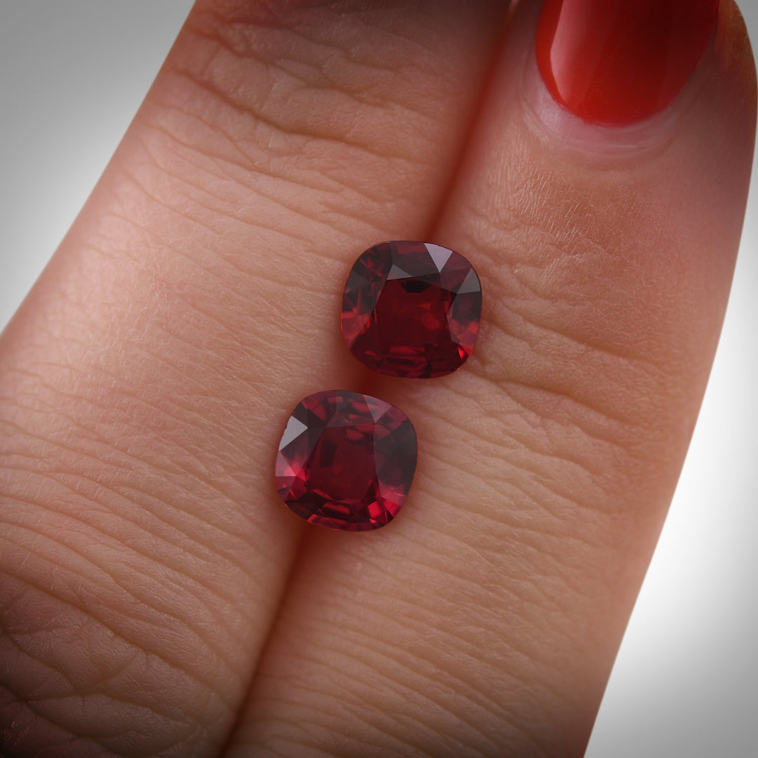2.23 Carat Red MOZAMBIQUE Cushion Ruby CD