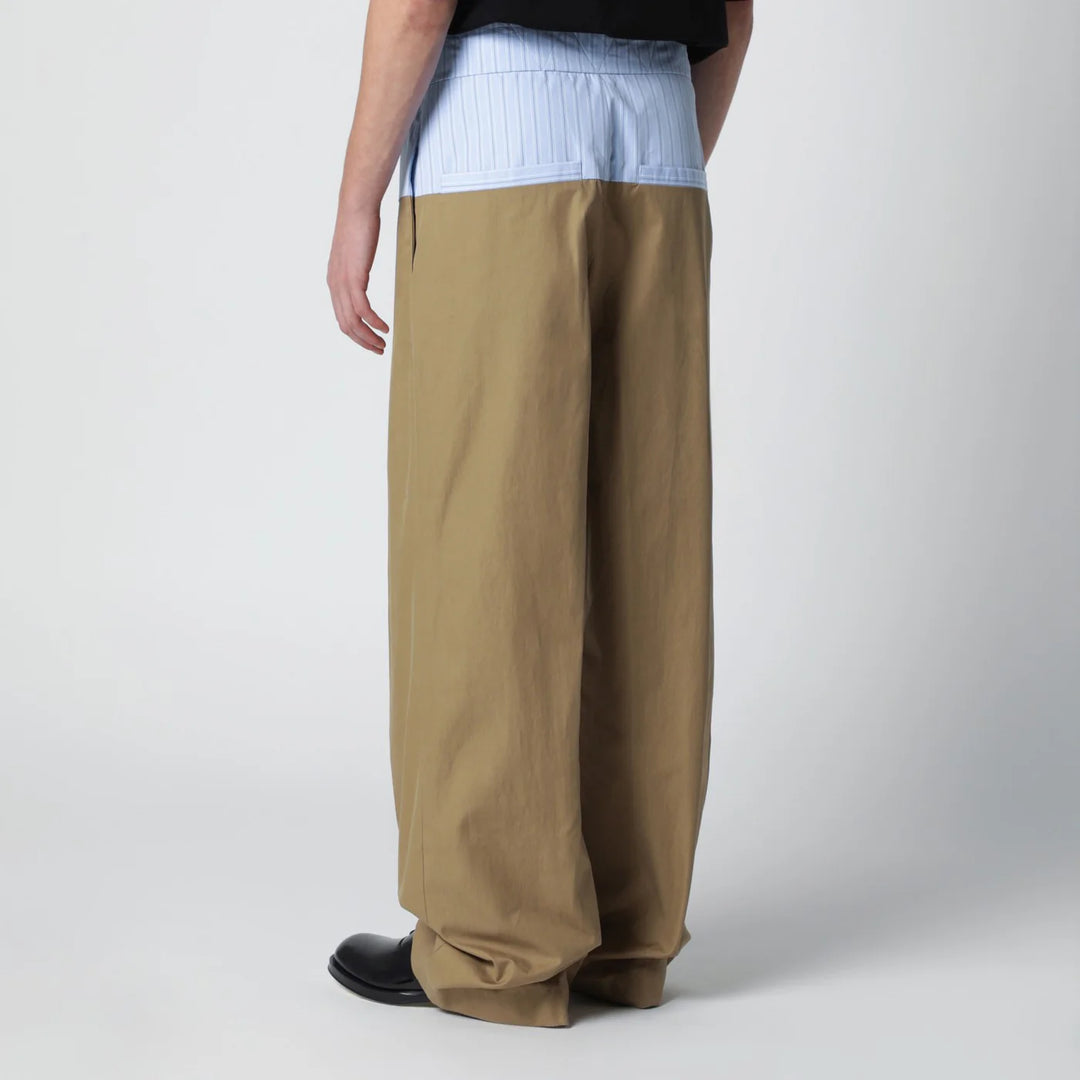 Dries Van Noten - Trousers with contrasting waistband
