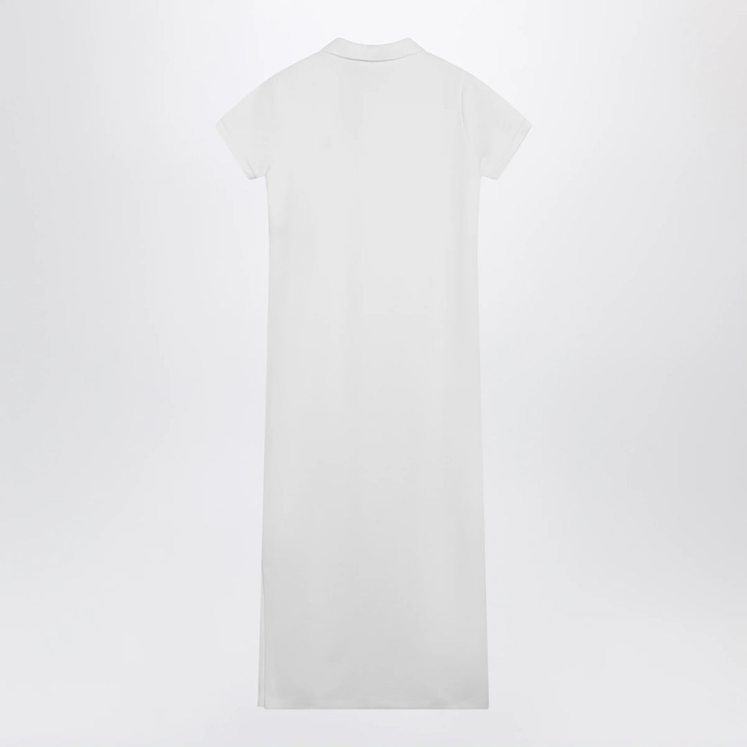 Polo Ralph Lauren - Long dress in white cotton with logo