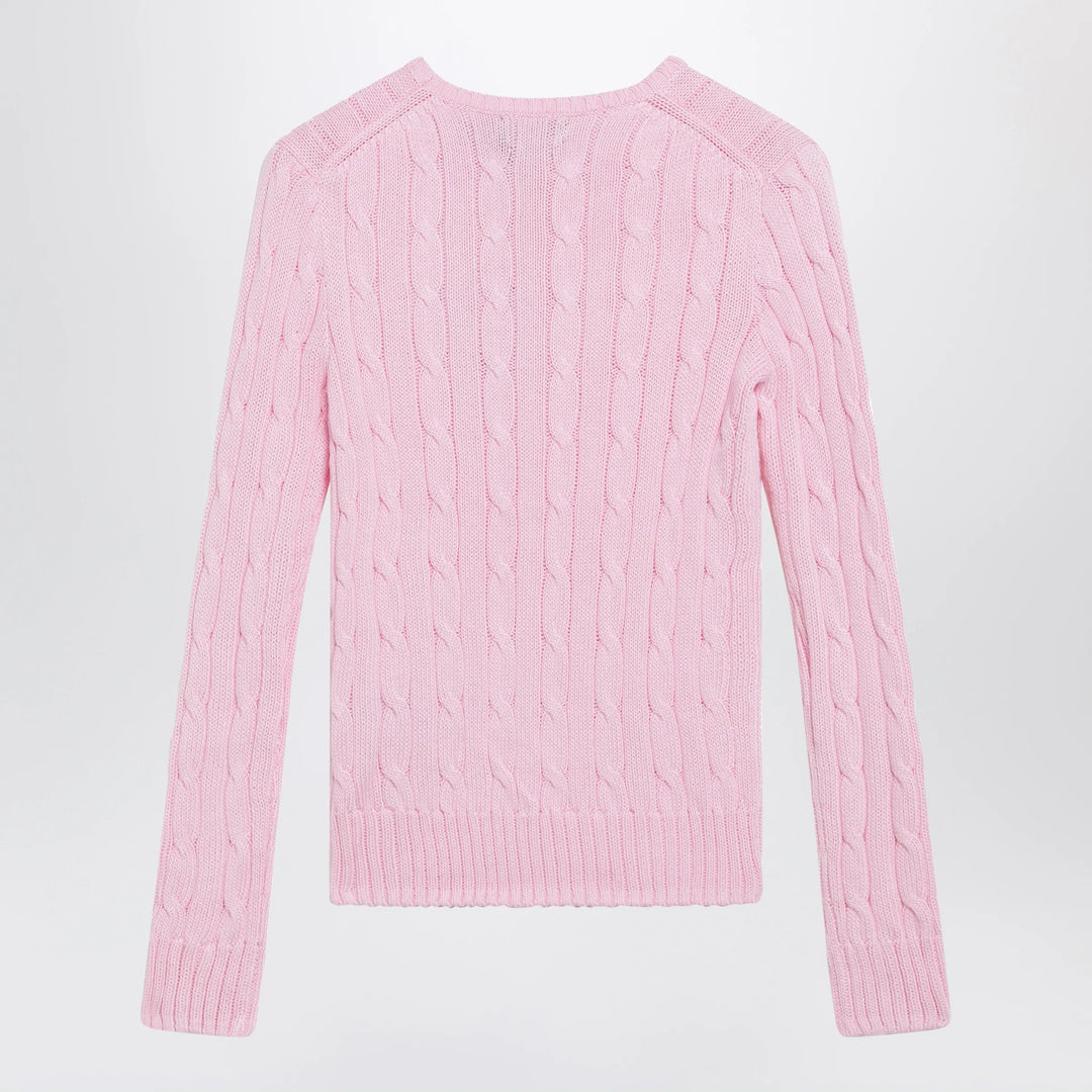 Polo Ralph Lauren - Pink cable-knit cotton sweater