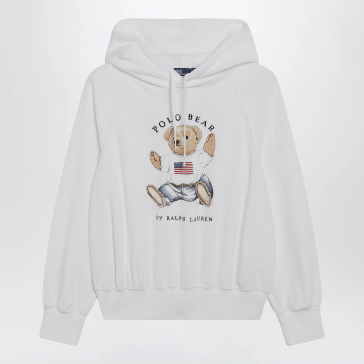 Polo Ralph Lauren - White Polo Bear chenille sweatshirt