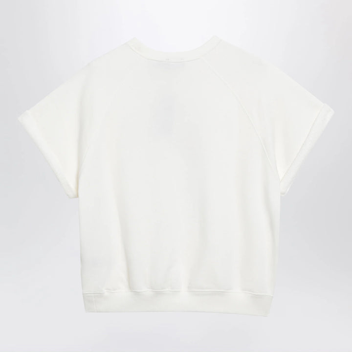 Polo Ralph Lauren - Ivory Polo Bear short-sleeve cotton sweatshirt