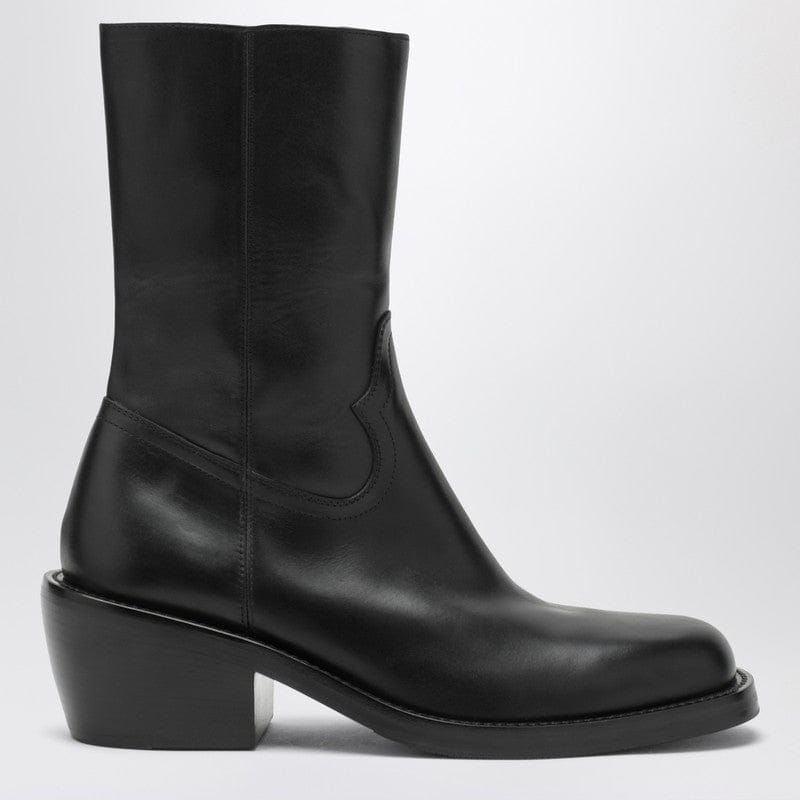 Shoes Dries Van Noten - Black leather ankle boots - 43 IT Brand