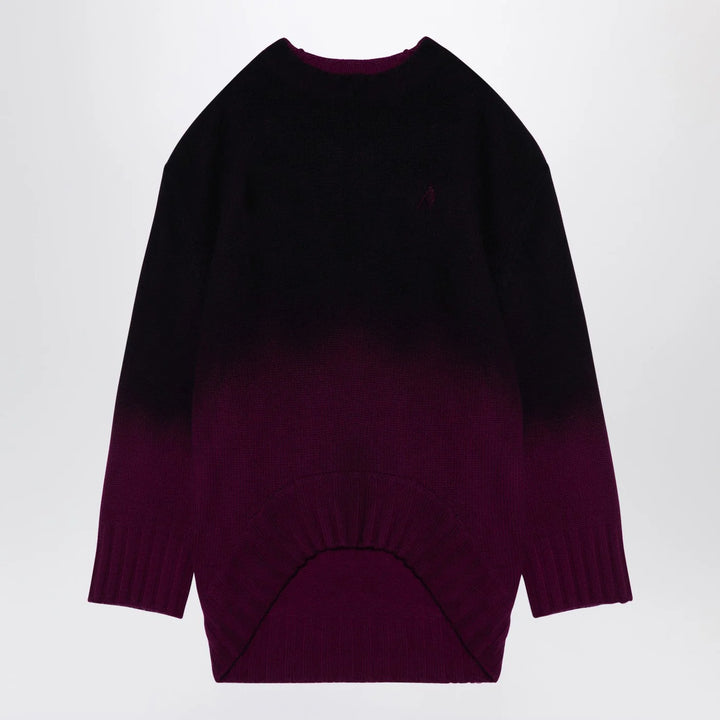 The Attico - Oversized pink degrade jumper