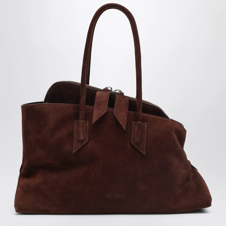 The Attico - La Passeggiata Medium Light Chocolate bag