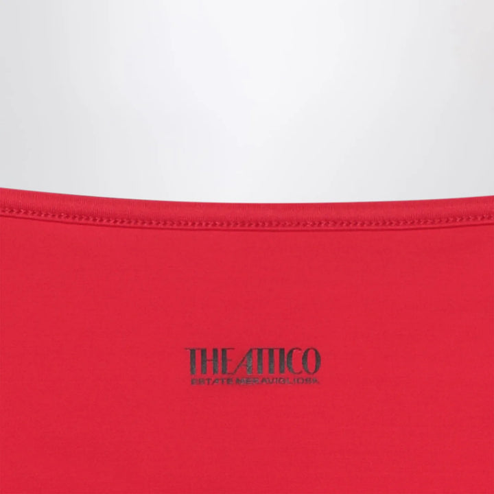 The Attico - Two-piece triangle bikini in red