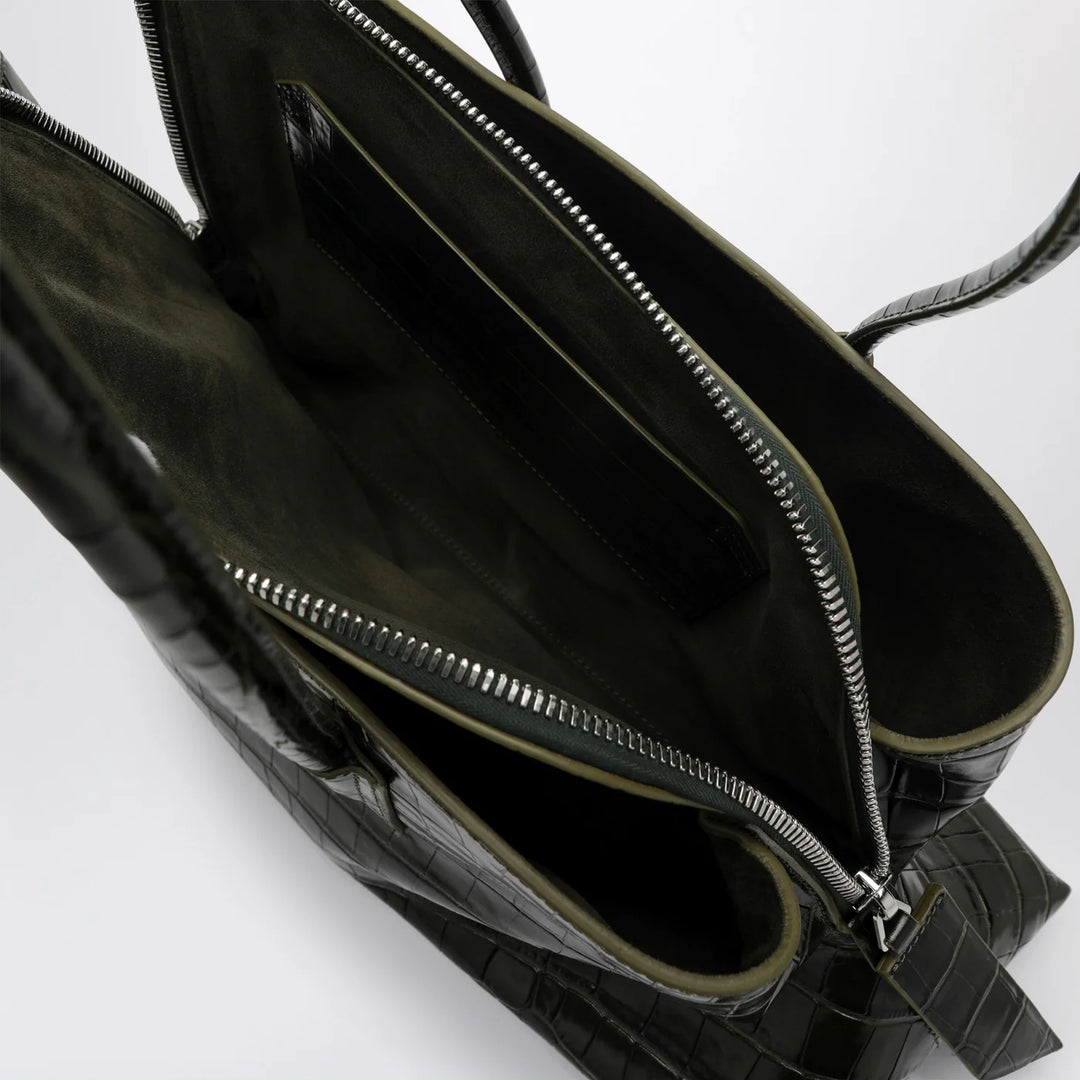 The Attico - Dark green La Passeggiata medium bag