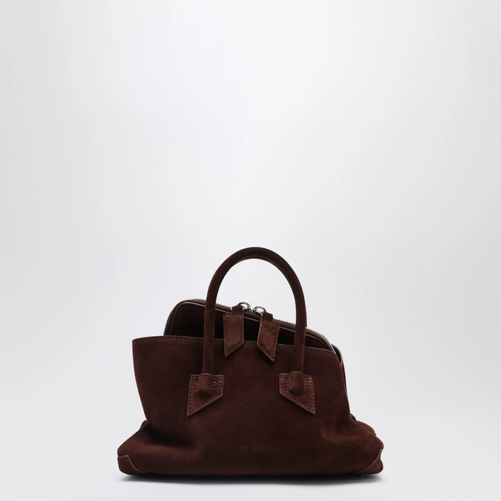 The Attico - Brown suede La Passeggiata Mini bag