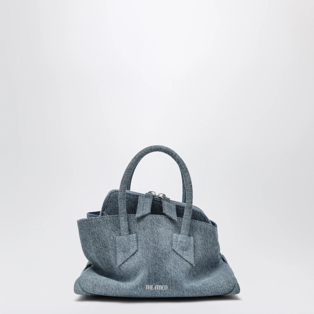 The Attico - La Passeggiata Mini bag in washed denim