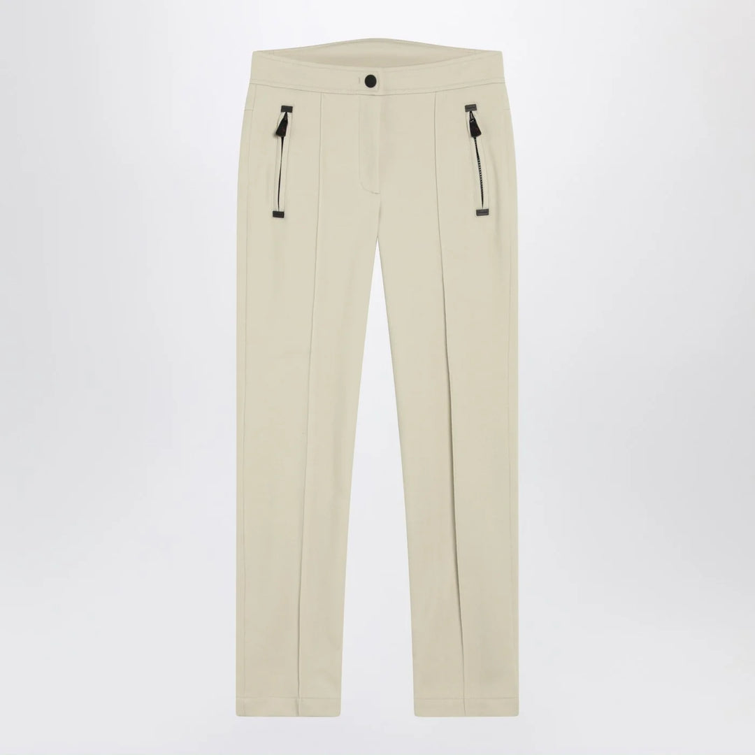 Moncler Grenoble - Ivory slim trousers in GORE-TEX