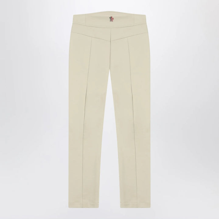 Moncler Grenoble - Ivory slim trousers in GORE-TEX