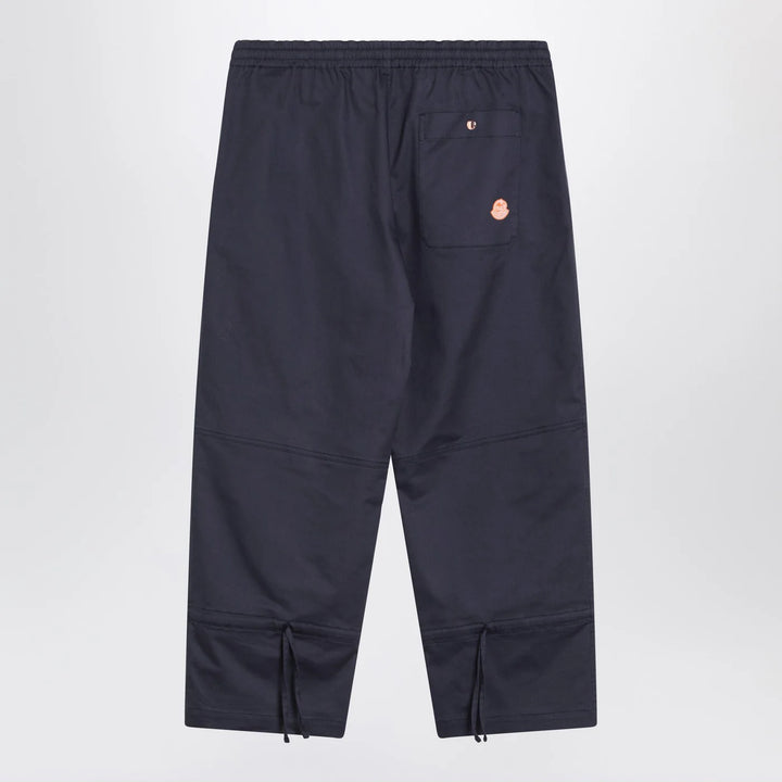 Moncler Genius - Blue trousers in cotton gabardine