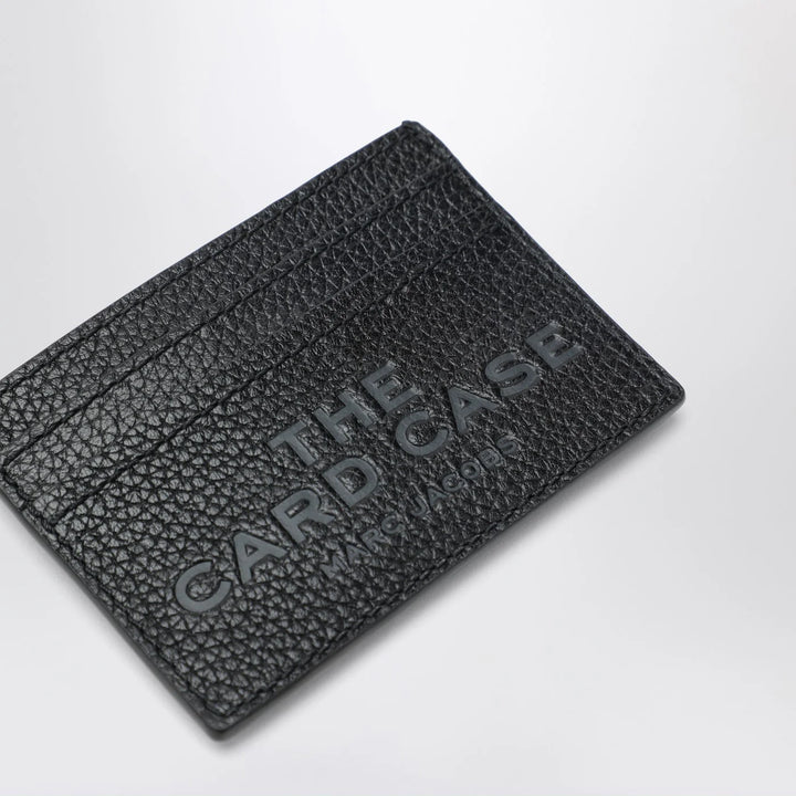 Marc Jacobs - Black full-grain leather cardholder
