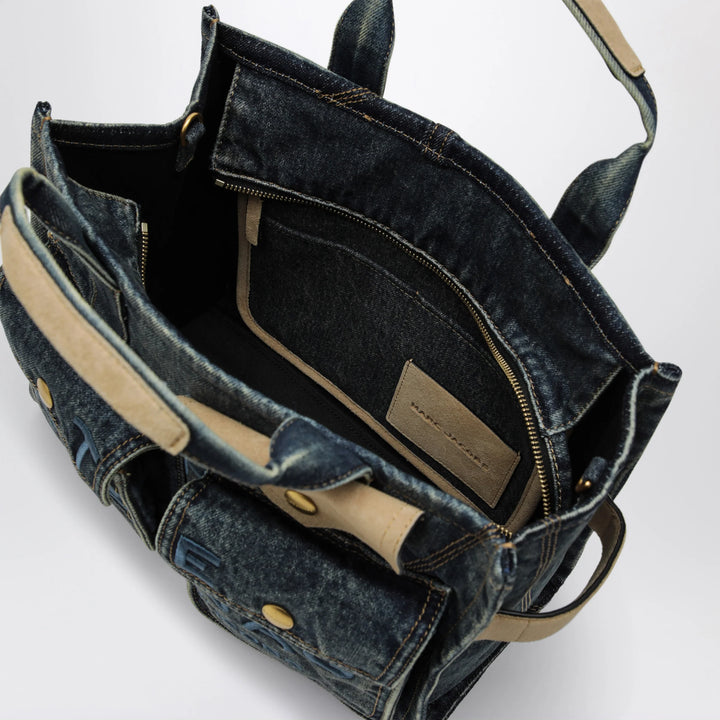 Marc Jacobs - The Cargo Tote Bag medium in denim and suede