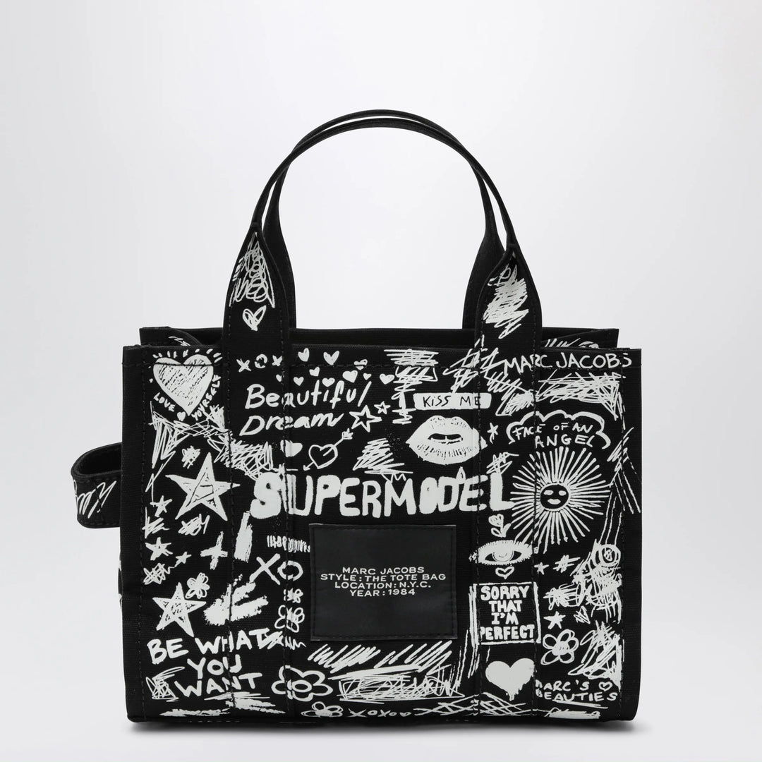 Marc Jacobs - The Tote Bag small black with punk lettering