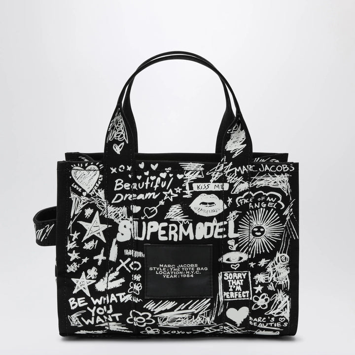 Marc Jacobs - The Tote Bag small black with punk lettering