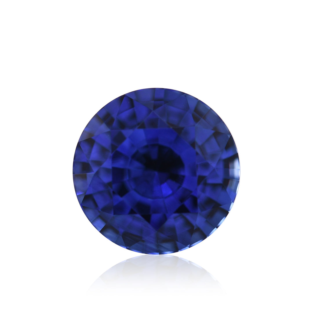 3.36 Carat Blue SRI LANKAN Round Sapphire CD