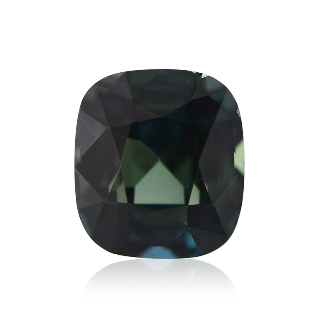 3.58 Carat Green MADAGASCAR Cushion Sapphire CD