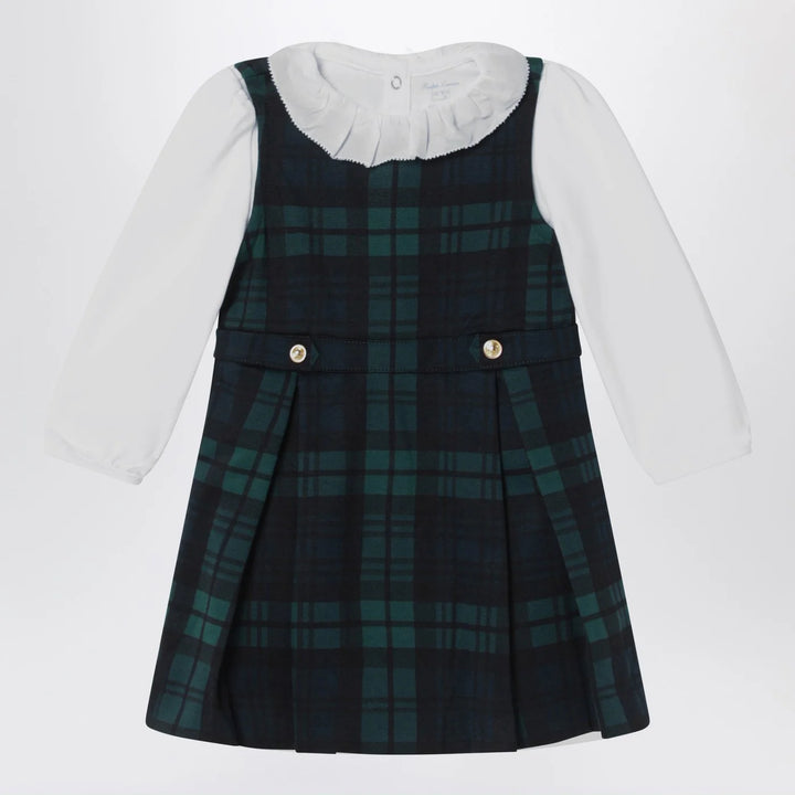 Polo Ralph Lauren - Dress in dark green tartan pattern
