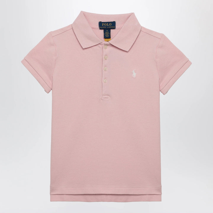 Polo Ralph Lauren - Pink cotton polo shirt with logo
