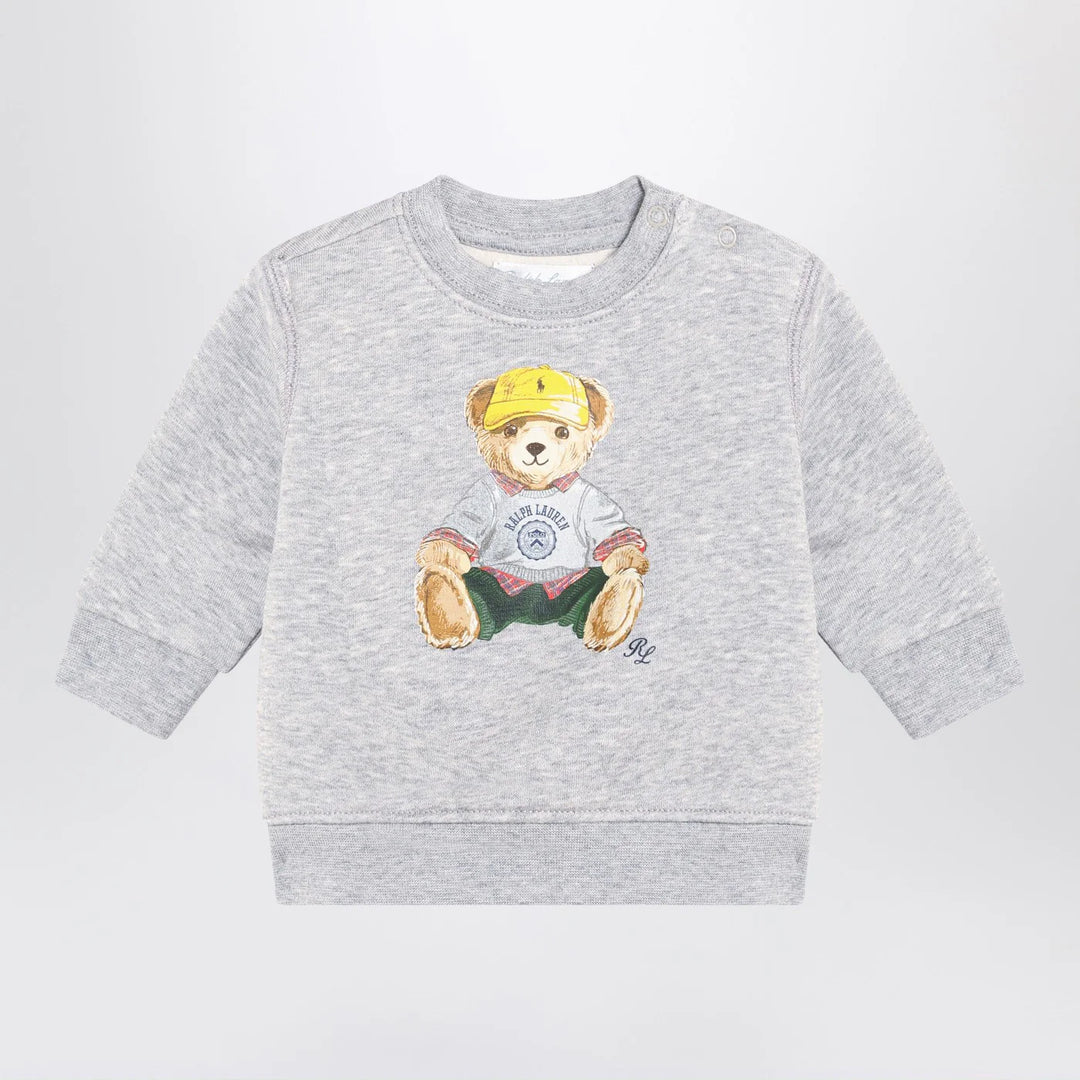 Polo Ralph Lauren - Grey cotton Polo Bear sweatshirt