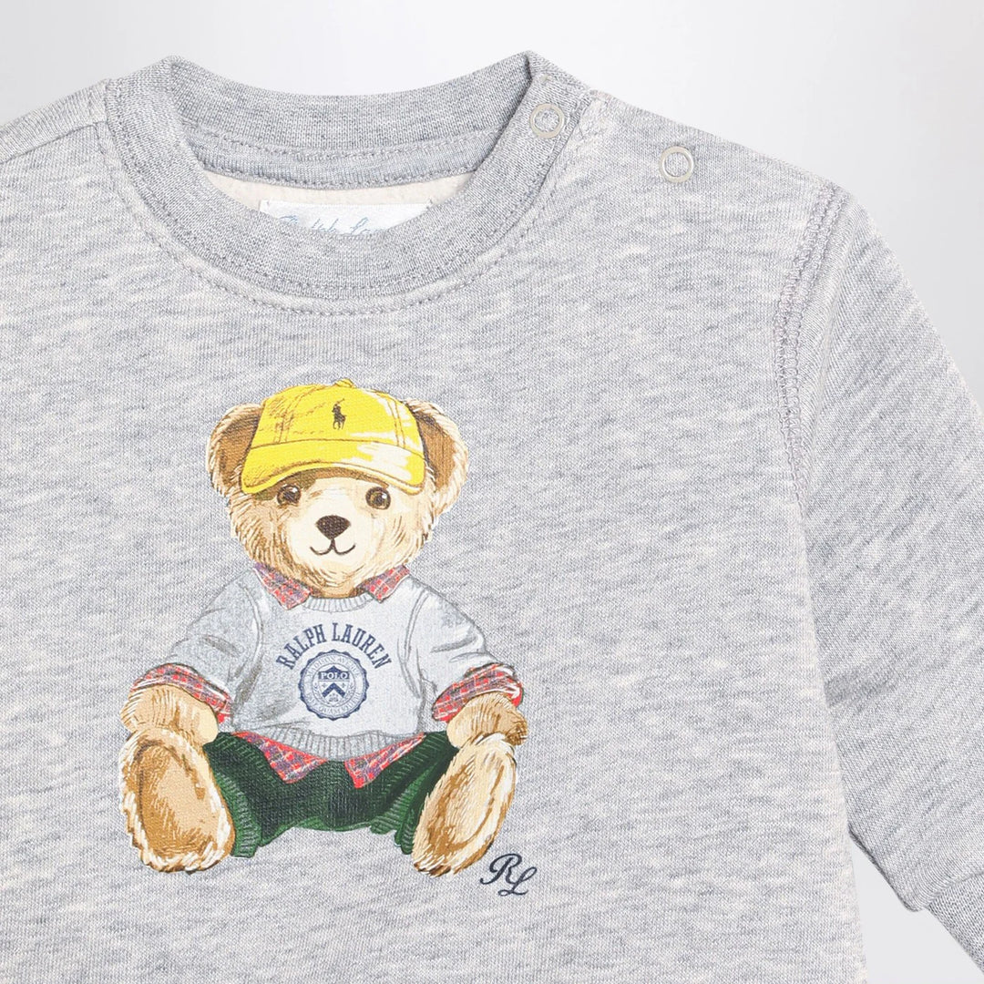 Polo Ralph Lauren - Grey cotton Polo Bear sweatshirt