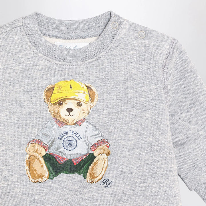 Polo Ralph Lauren - Grey cotton Polo Bear sweatshirt