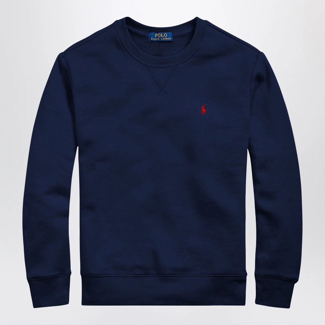 Polo Ralph Lauren - Navy blue cotton blend sweatshirt