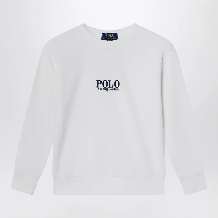 Polo Ralph Lauren - White cotton sweatshirt with logo