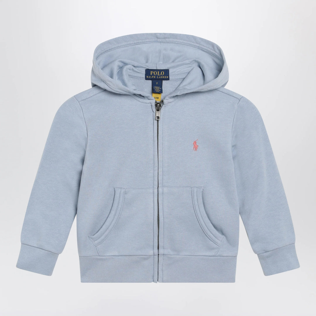 Polo Ralph Lauren - Light blue zip hoodie