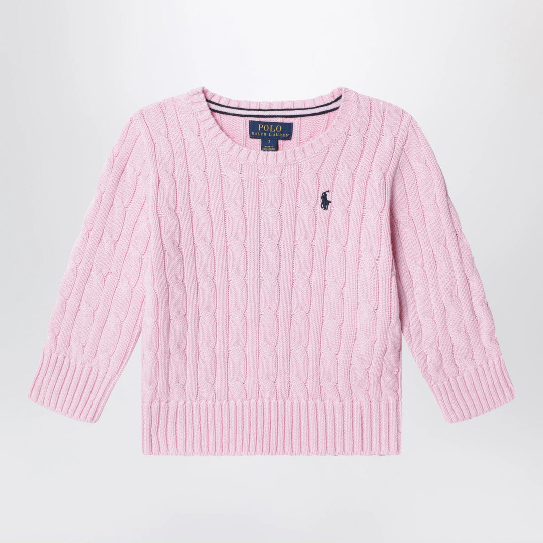 Polo Ralph Lauren - Pink cable-knit cotton sweater