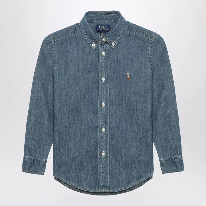Polo Ralph Lauren - Blue denim button-down shirt