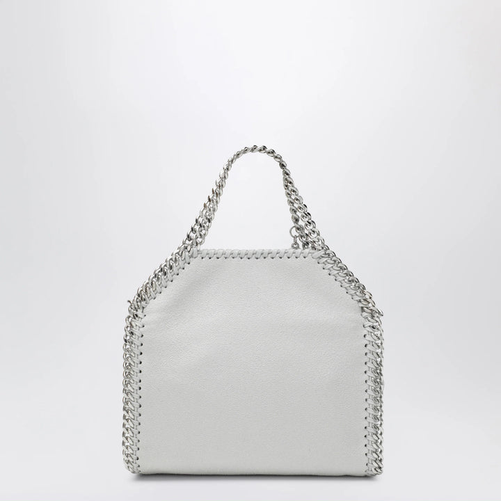 Stella McCartney - Pearl grey micro Falabella tote bag