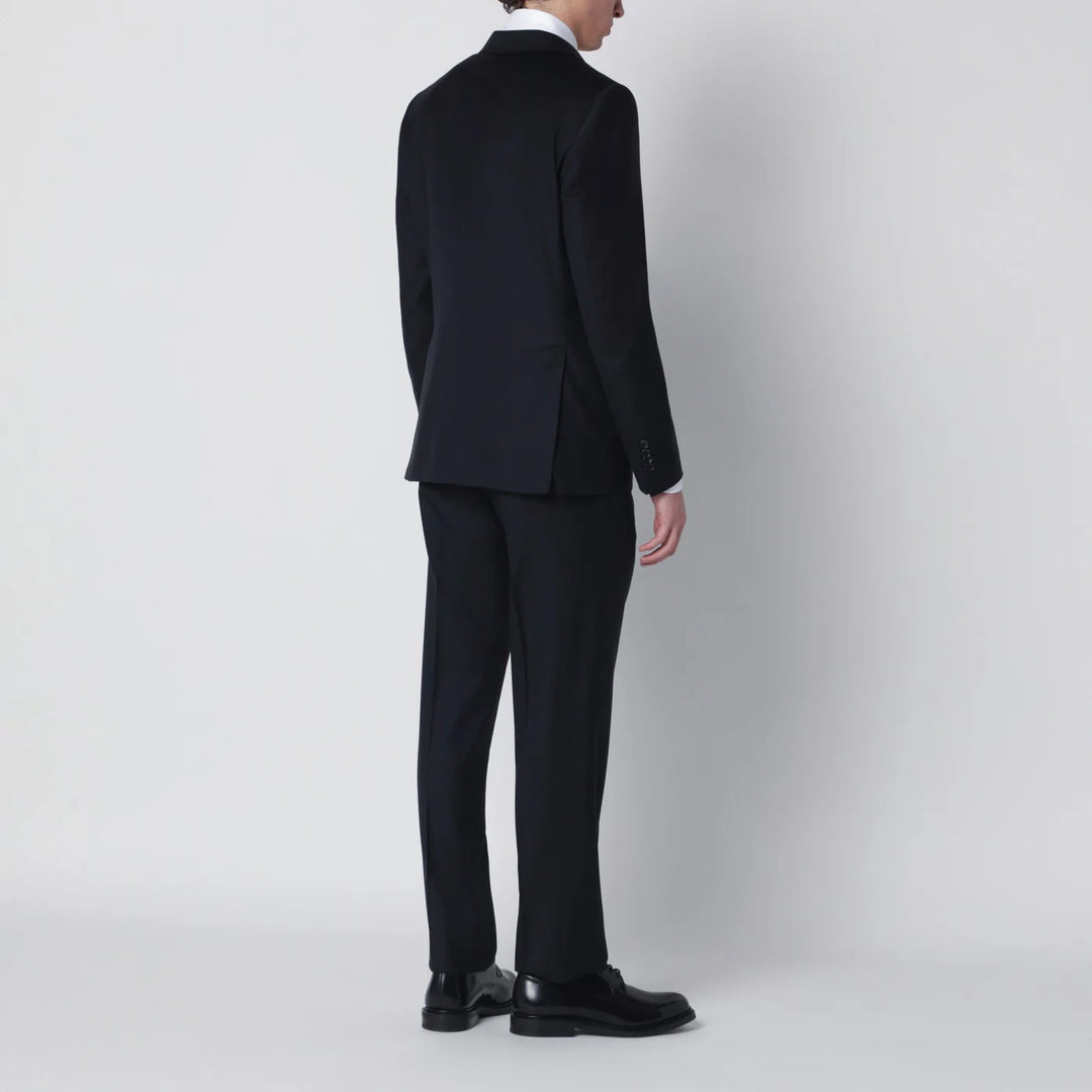 Tagliatore - Single-breasted navy blue wool suit