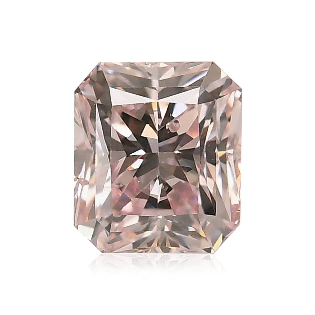 0.58 Carat Fancy Light Pink Radiant Argyle Diamond SI1 GIA