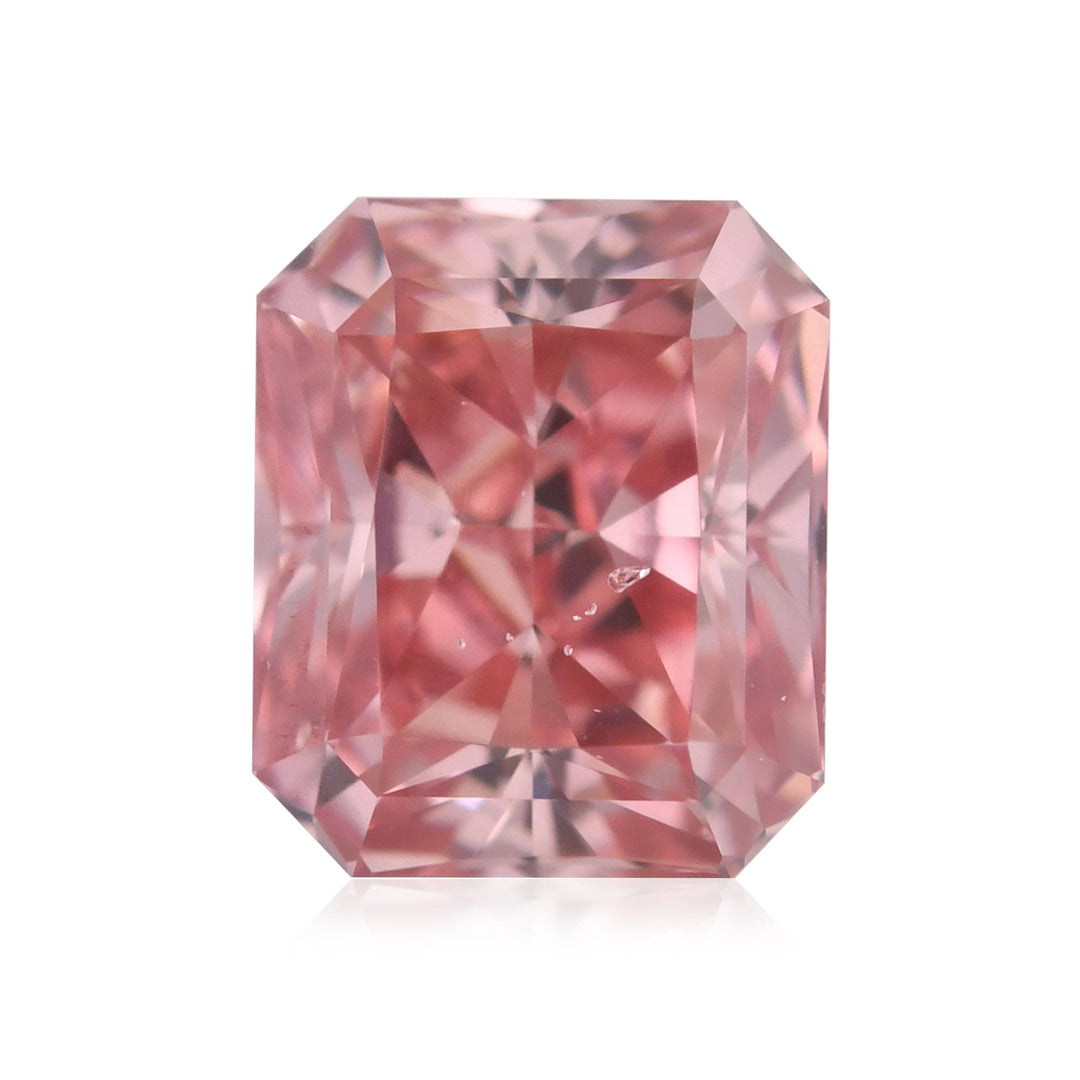 0.52 Carat Fancy Deep Pink Radiant Argyle Diamond SI1 GIA