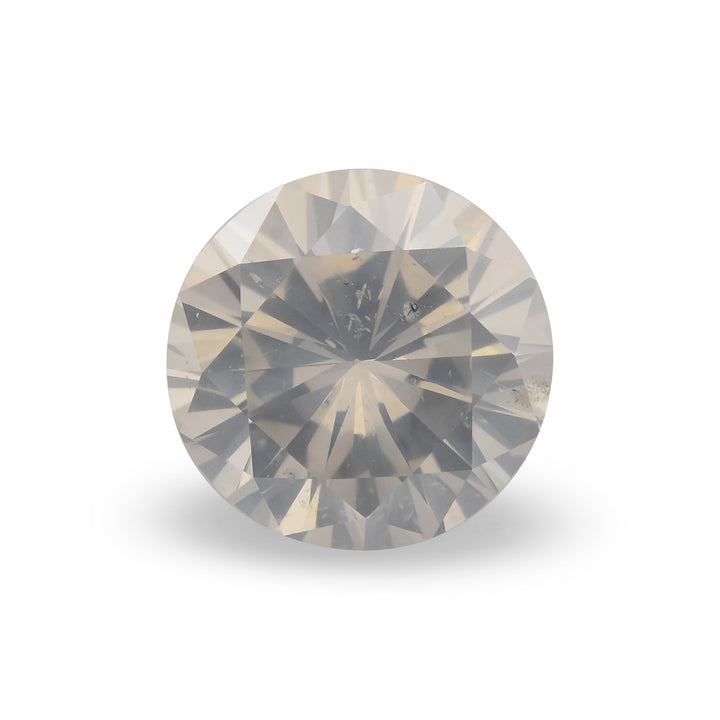 2.47 Carat Fancy White Round Brilliant Diamond  GIA