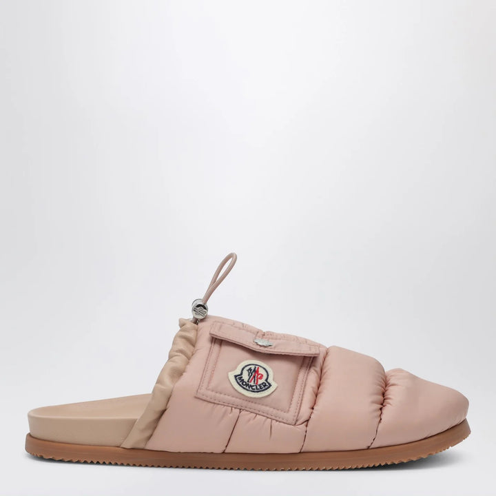 Moncler - Pink nylon mule Mon Pocket
