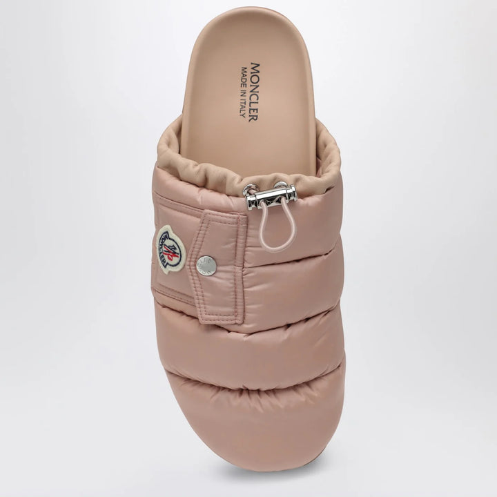 Moncler - Pink nylon mule Mon Pocket
