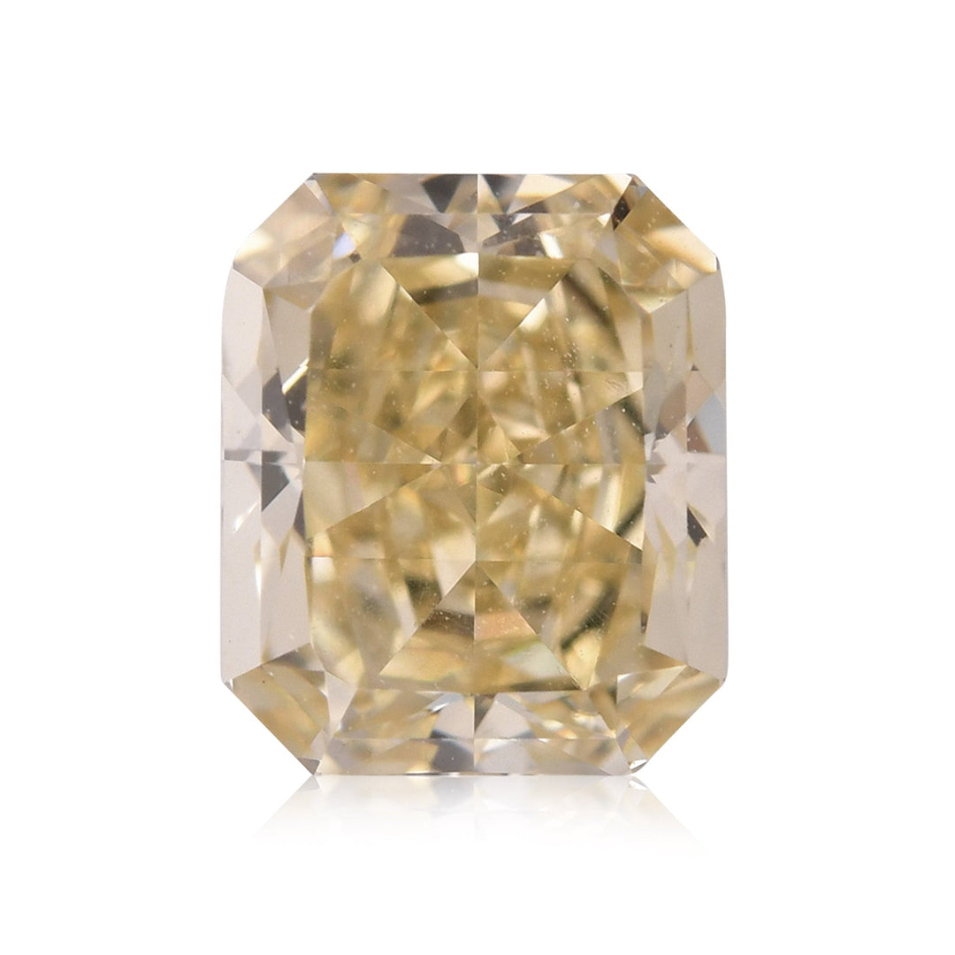 1.16 Carat Fancy Brownish Yellow Radiant Diamond IF GIA