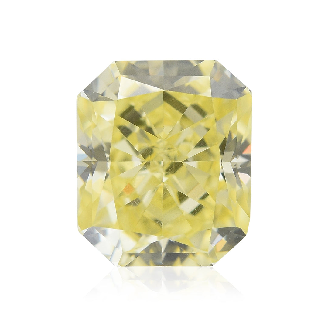0.90 Carat Fancy Yellow Radiant Diamond VS1 GIA