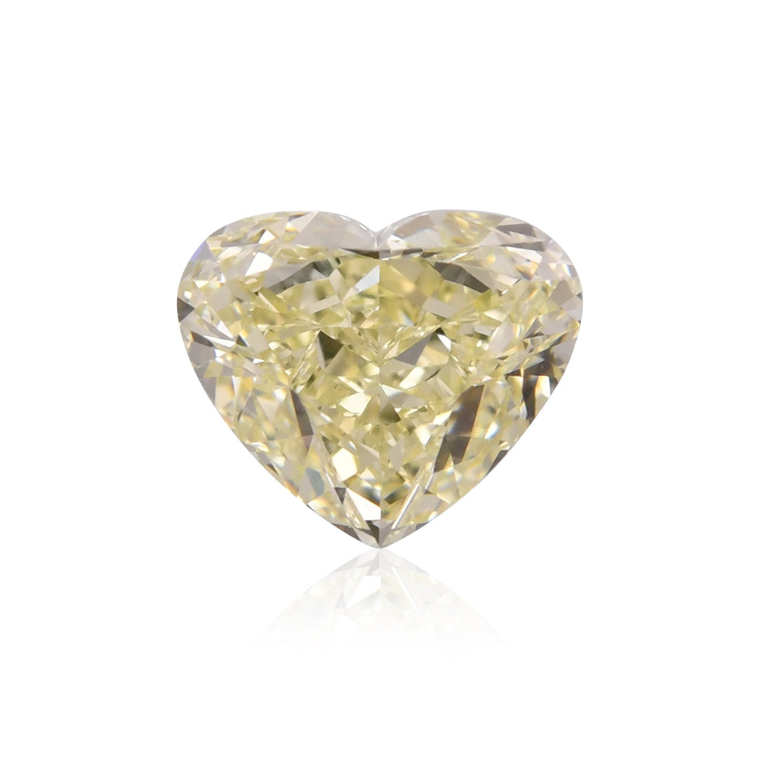 1.21 Carat Y-Z HEART Diamond VVS2 GIA