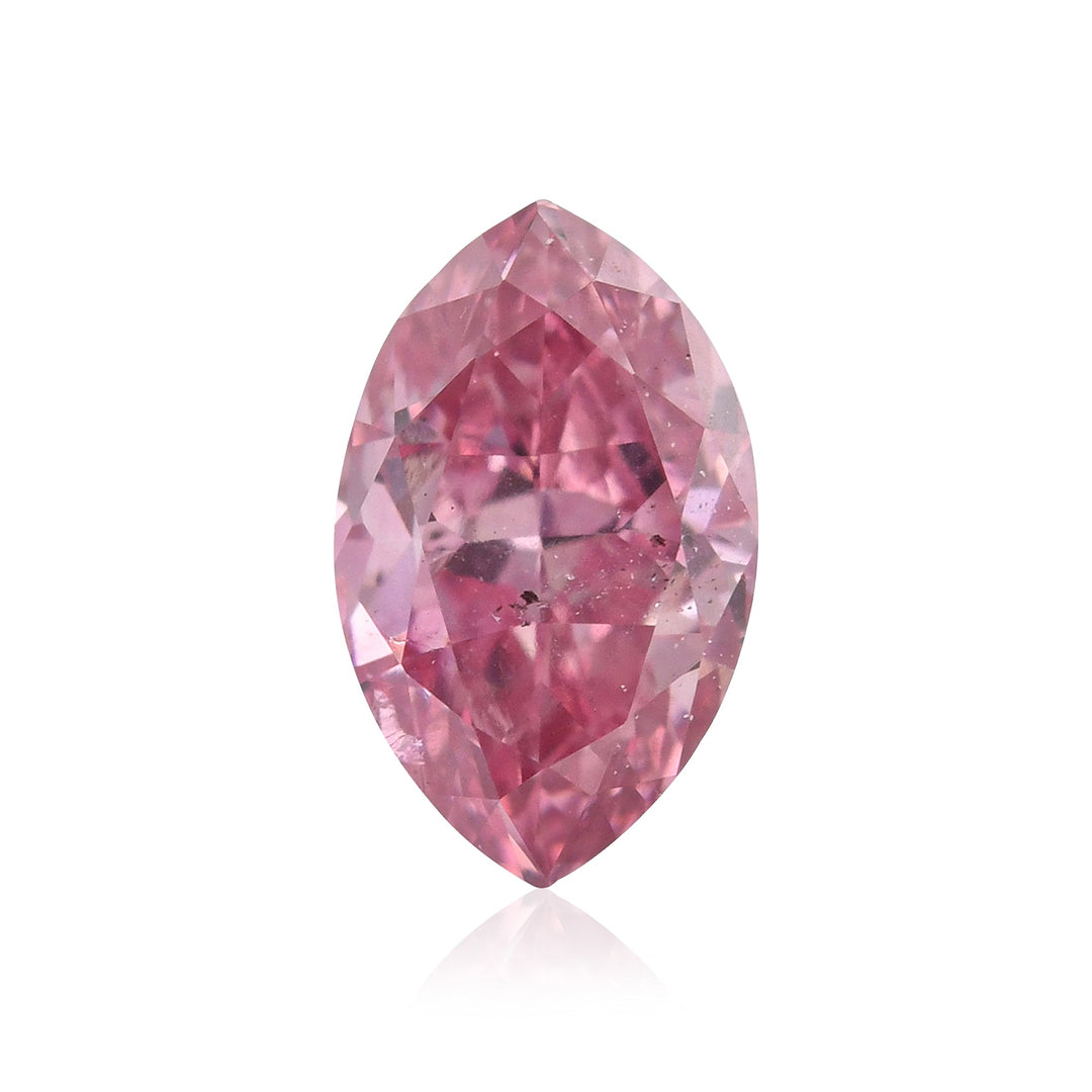 0.31 Carat Fancy Intense Purplish Pink Marquise Argyle Diamond SI2 GIA