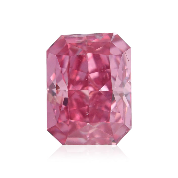 0.31 Carat Fancy Vivid Purplish Pink Radiant Argyle Diamond SI2 GIA