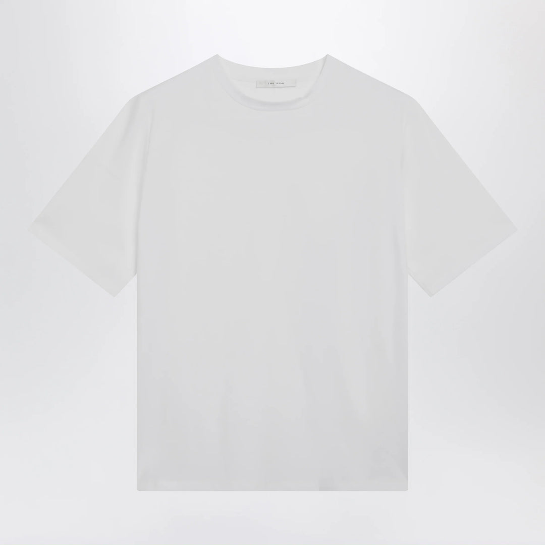 The Row - Short-sleeve crewneck cotton T-shirt in white